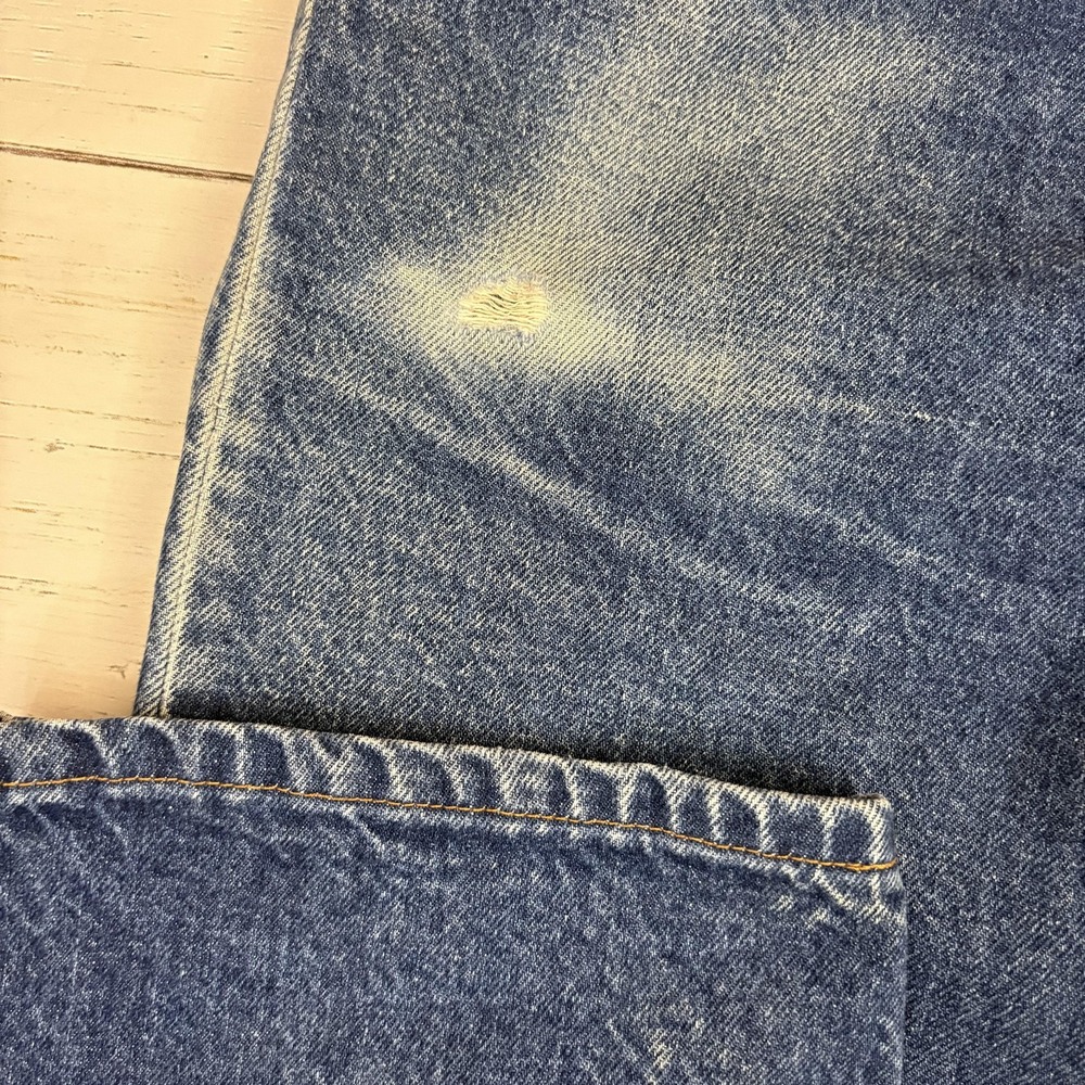 Vintage Levis 505 Orange Tab Jeans 70s 80s Mens 38x31 (37X31) Made In USA - Picture 4 of 16